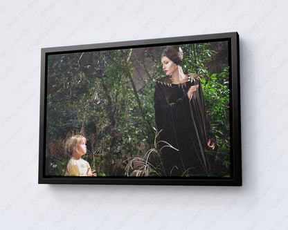 Maleficent And Little Princess Movie Wall Art