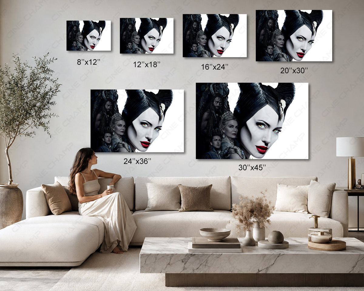Maleficent Bedroom Canvas Decor