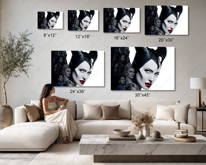 Maleficent Bedroom Canvas Decor