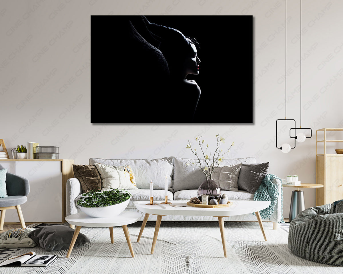 Maleficent Black Cinematic Artwork