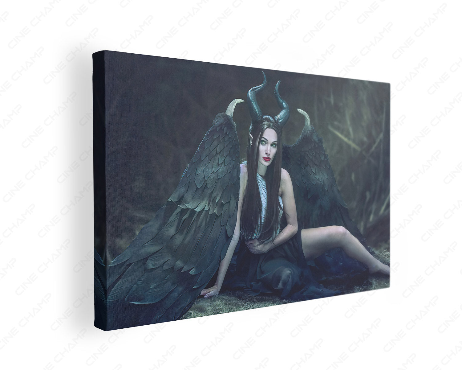 Maleficent Canvas Print Gallery Wrap Featuring Premium Disney Fantasy Movie Inspired Wall Decor