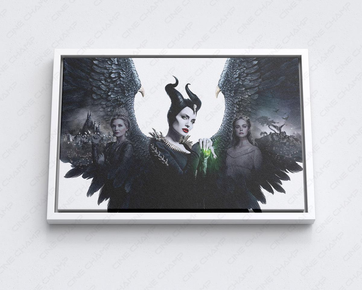 Maleficent Dark Fairytale Wall Art