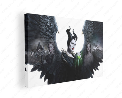 Maleficent Dark Fantasy Canvas Print