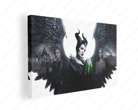 Maleficent Dark Fantasy Canvas Print