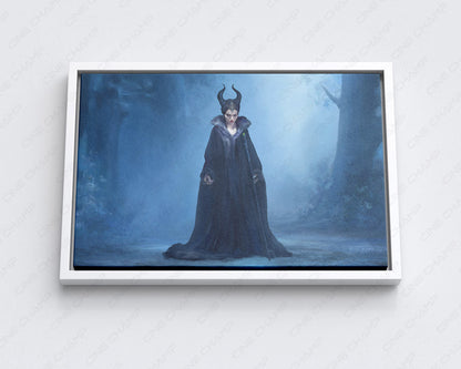 Maleficent Dark Fantasy Poster Canvas