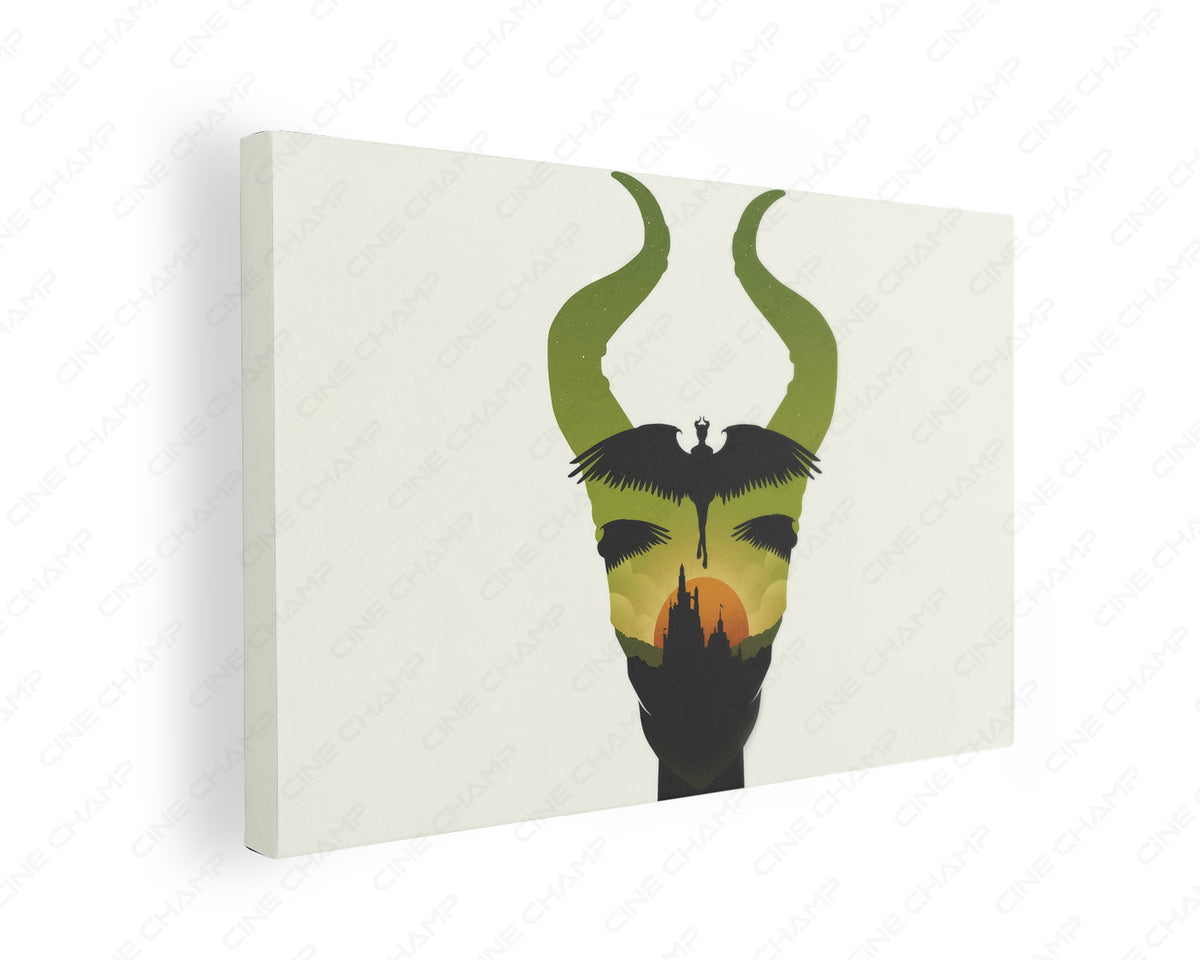 Maleficent Enchanted Fantasy Canvas Print