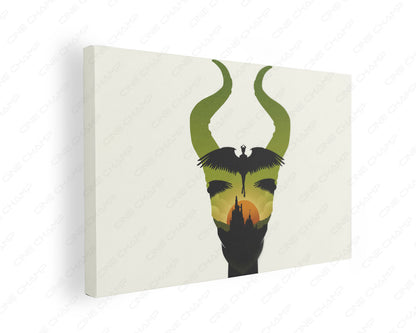 Maleficent Enchanted Fantasy Canvas Print