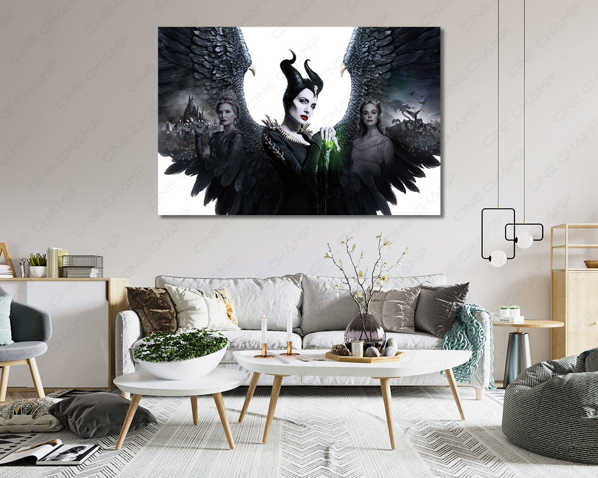 Maleficent Movie Poster Canvas