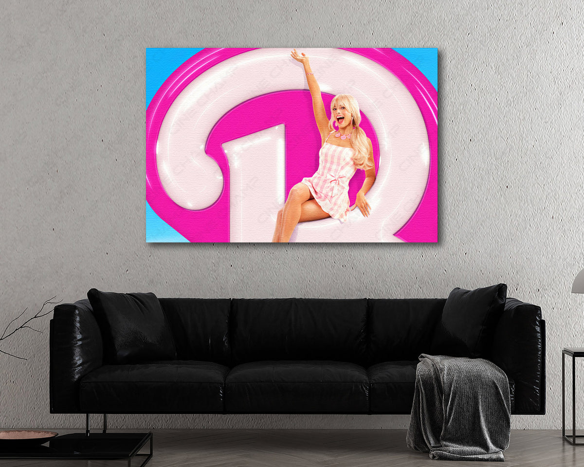 Margot Robbie Barbie Character Canvas Print