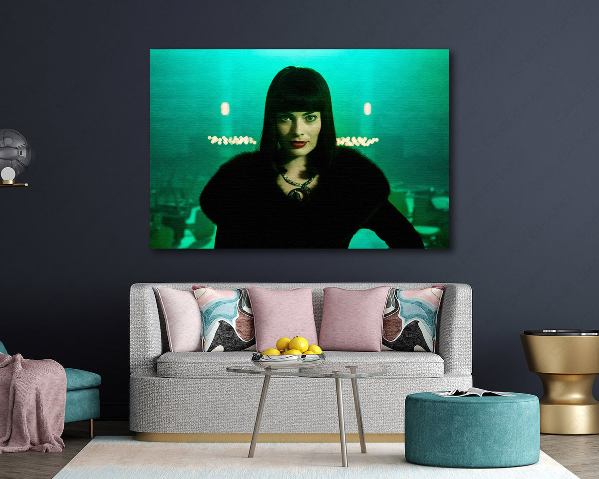 Margot Robbie Terminal Movie Canvas Print