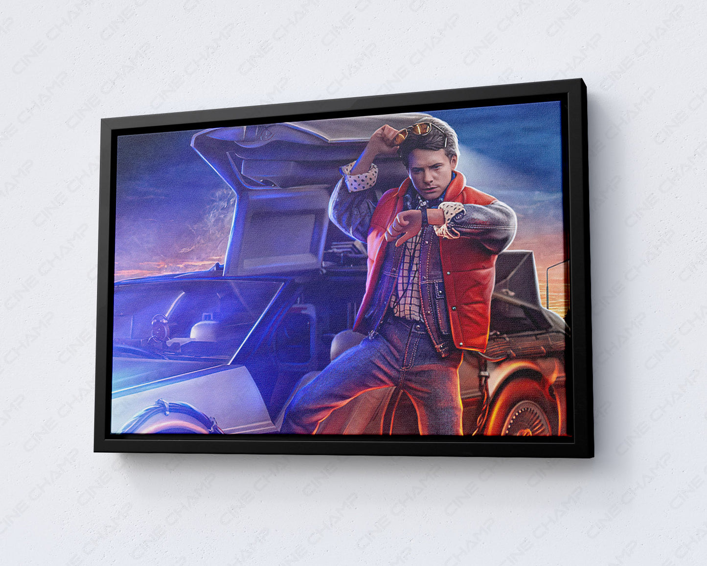 Marty McFly Back to the Future Canvas Wall Art