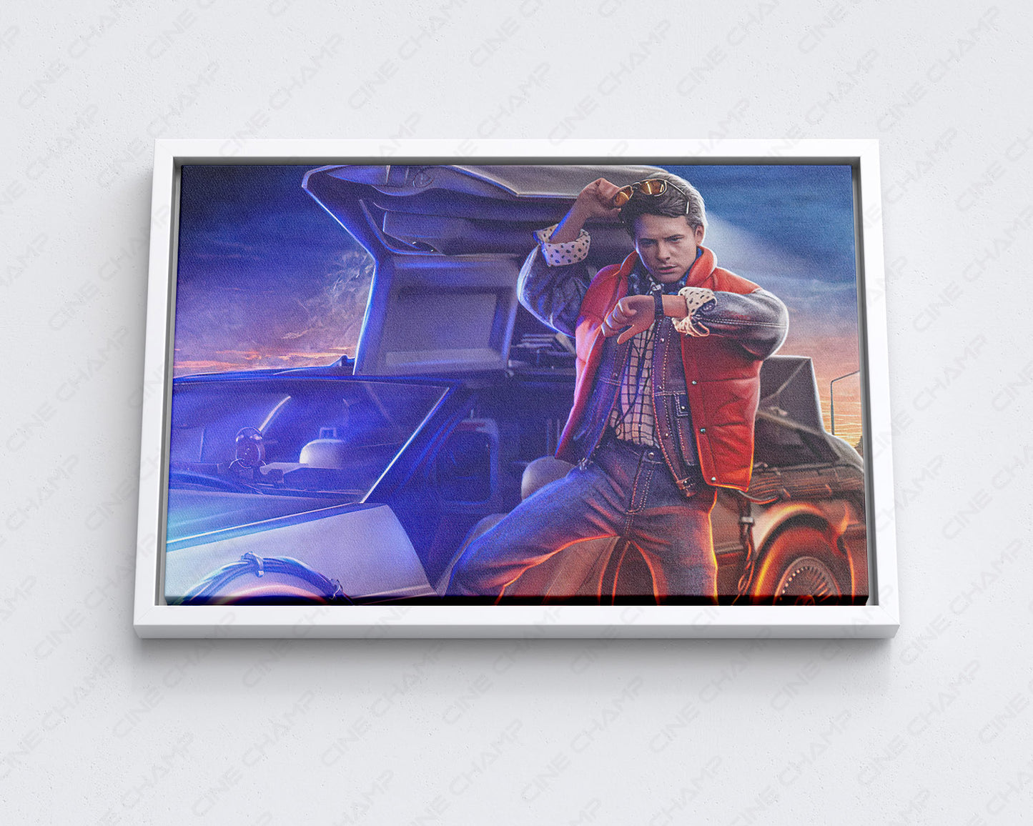 Marty McFly Back to the Future Canvas Wall Art