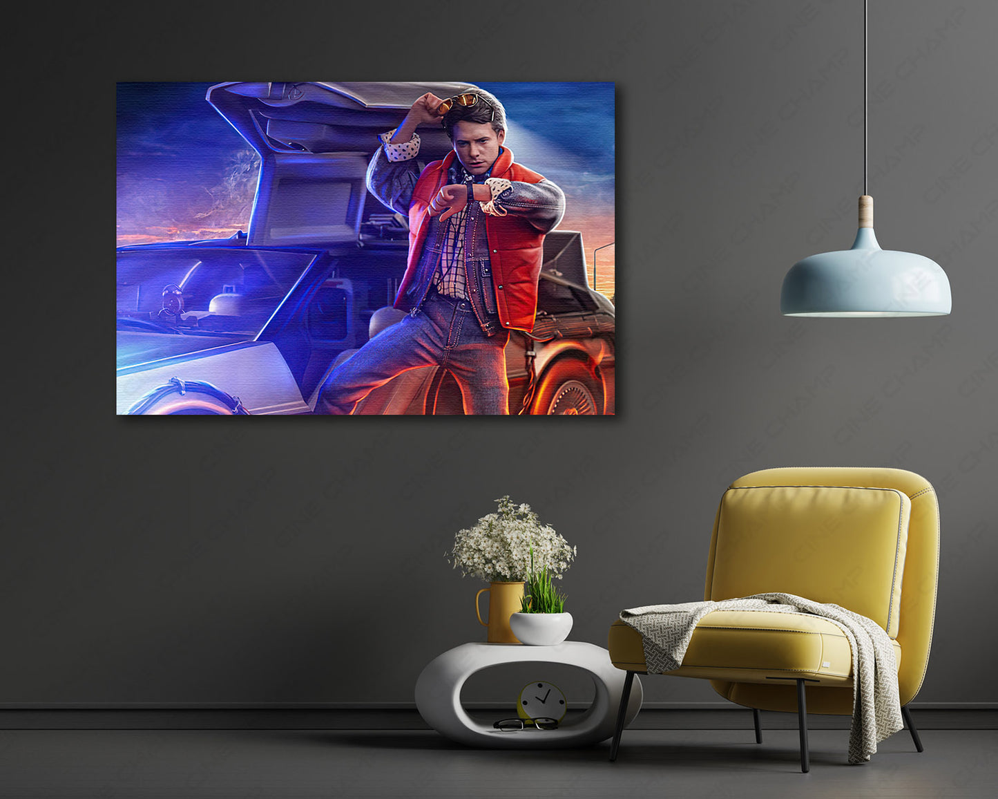 Marty McFly Back to the Future Canvas Wall Art