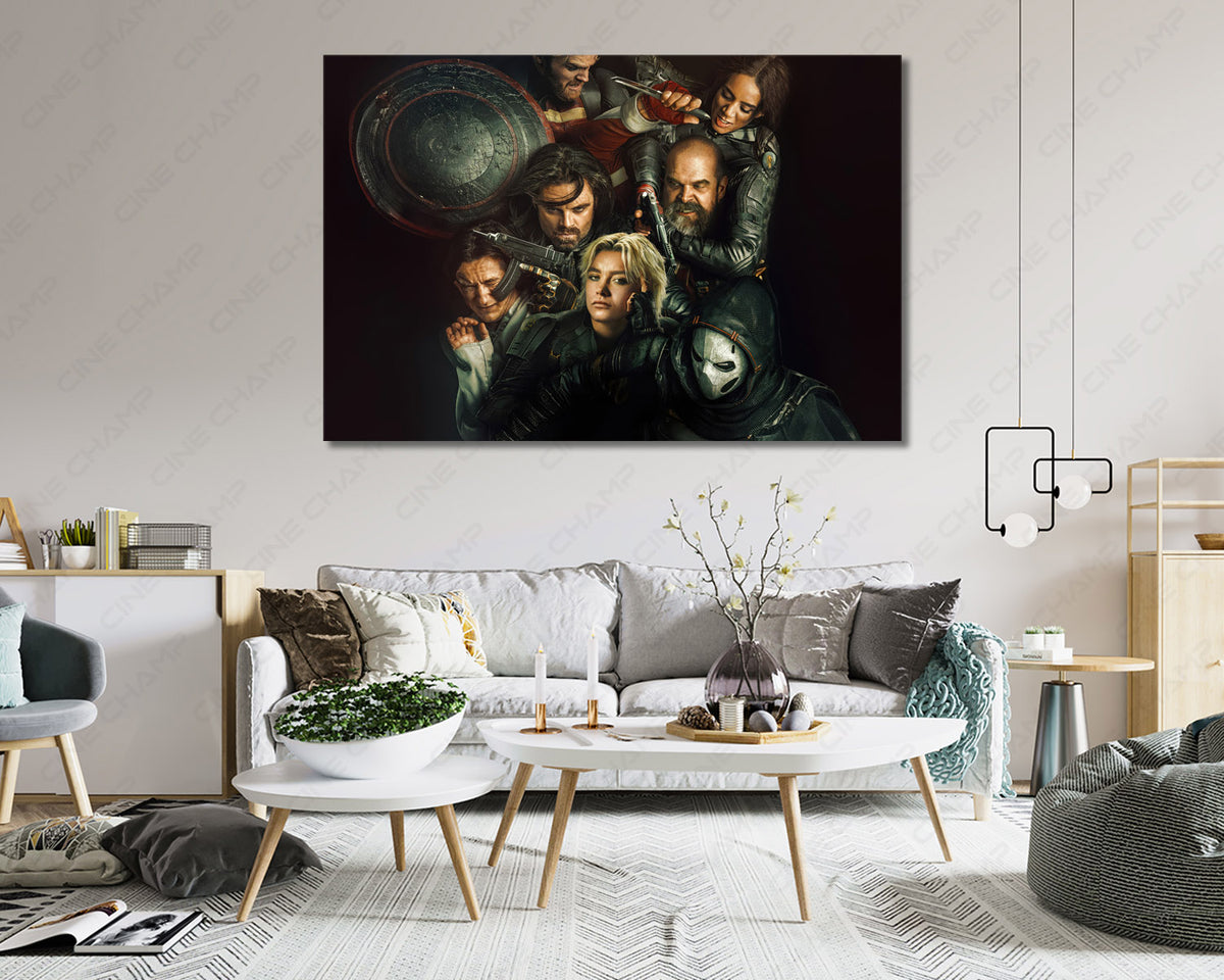 Marvel Antihero Team Canvas Artwork