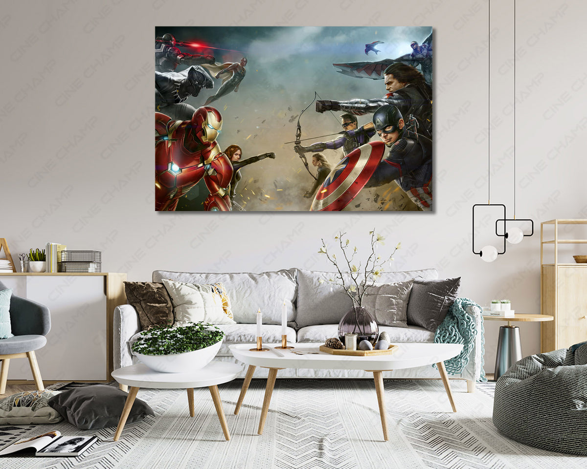 Marvel Character Canvas Artwork