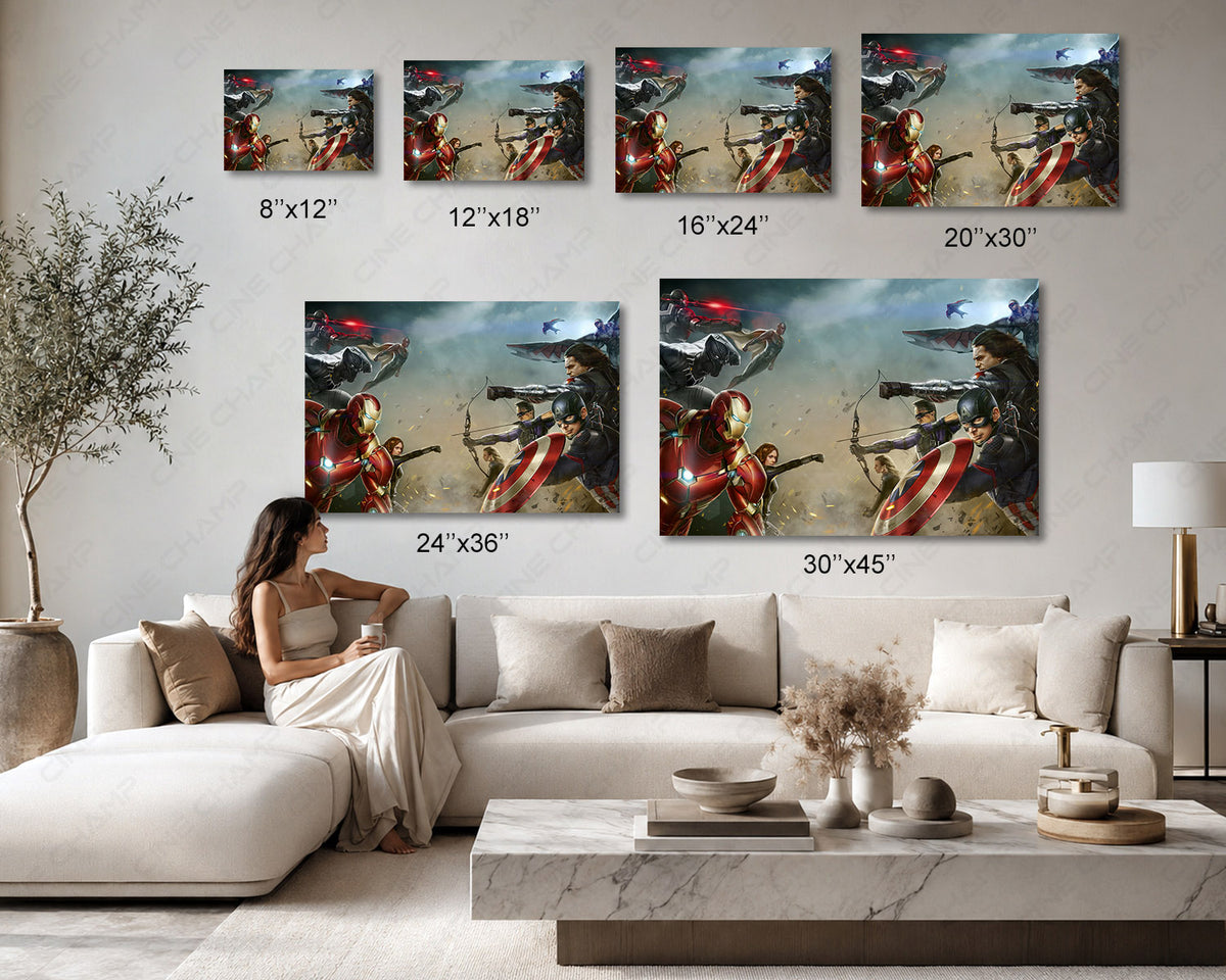 Marvel Comic Book Wall Art