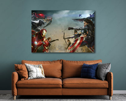 Marvel Heroes Canvas Print