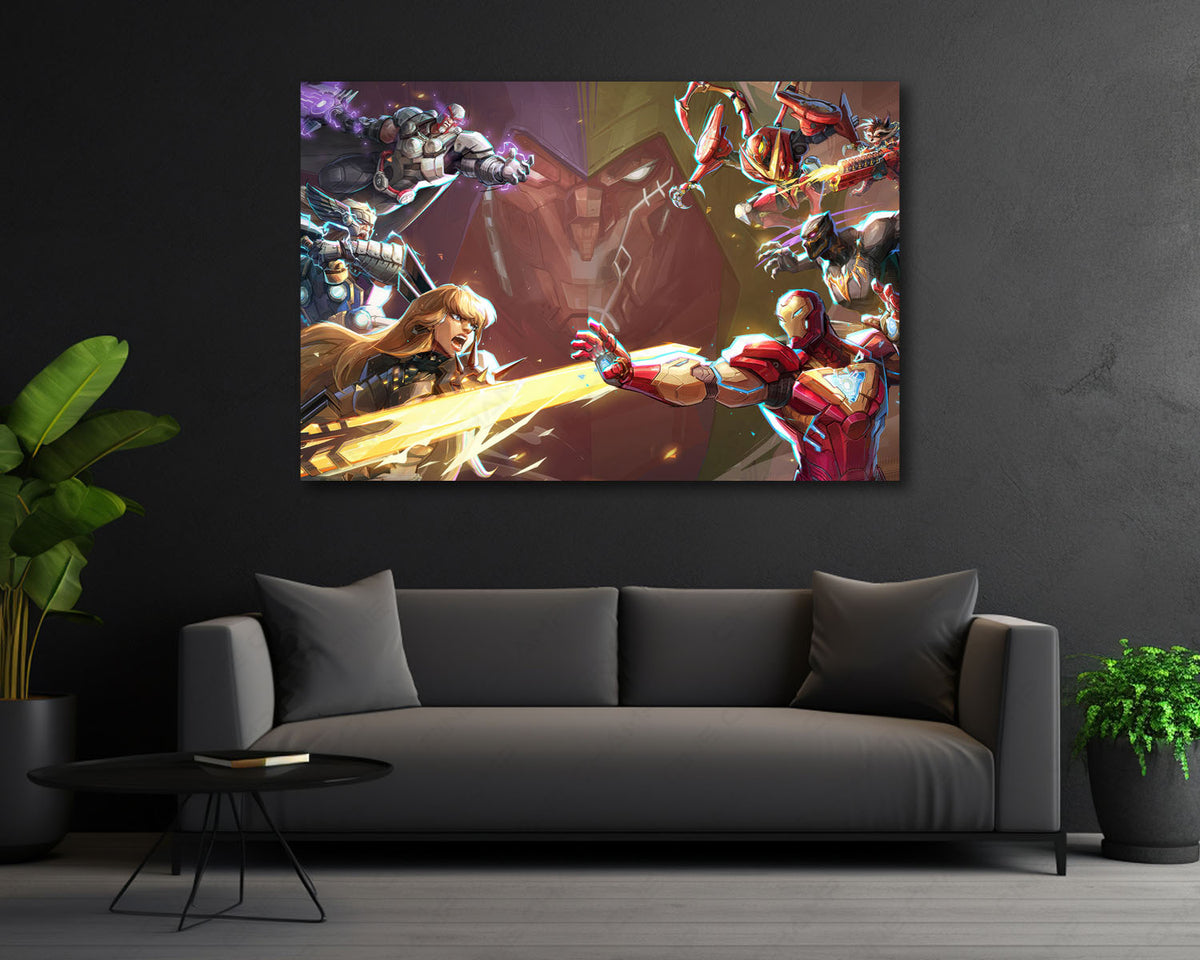 Marvel Rivals gaming canvas print