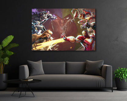 Marvel Rivals gaming canvas print