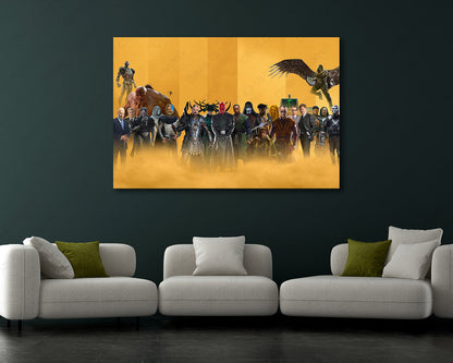 Marvel Studios First Ten Years Villains Canvas