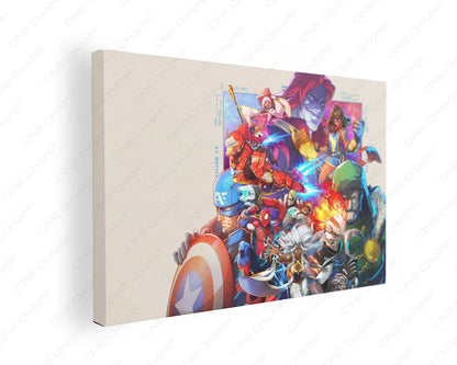 Marvel Tokon Fighting Souls game canvas wall art