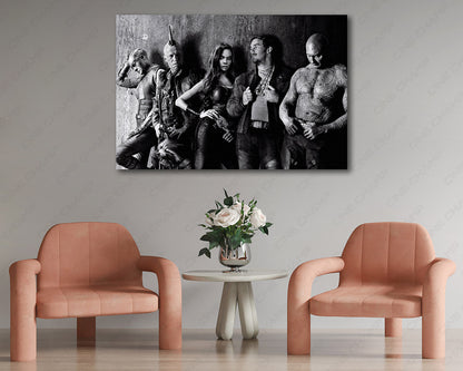 Marvel cosmic superhero canvas print