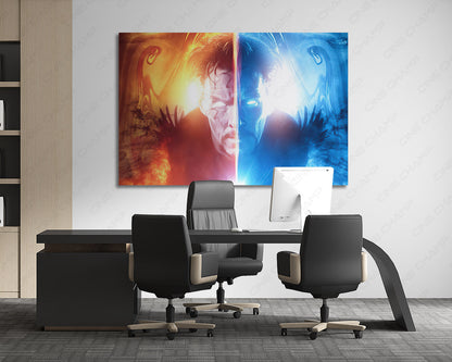 Marvel superhero collector wall art