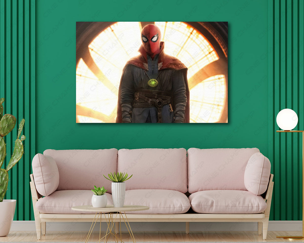 Marvel superhero duo canvas artwork