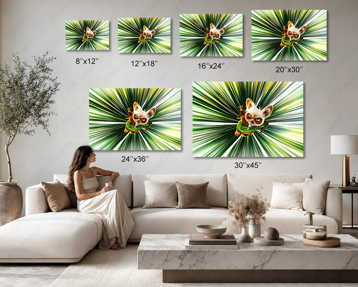 Master Shifu Martial Arts Wall Art