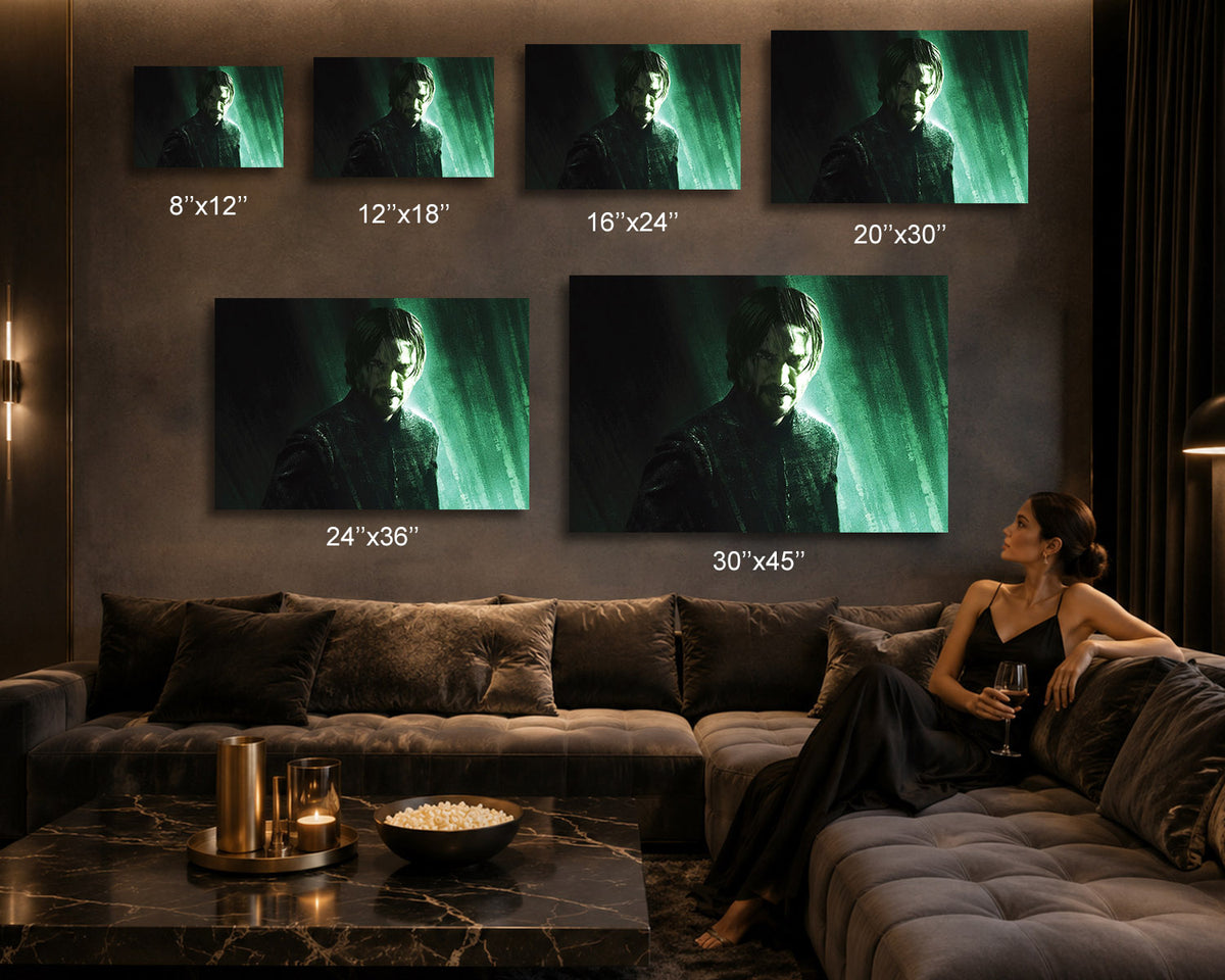 Matrix Resurrections Gaming Room Wall Art