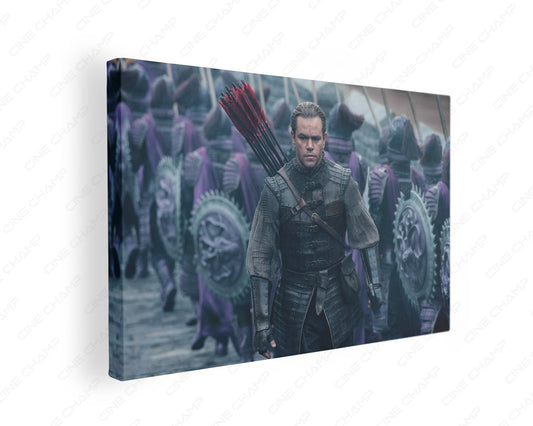 Matt Damon The Great Wall Canvas Wall Art