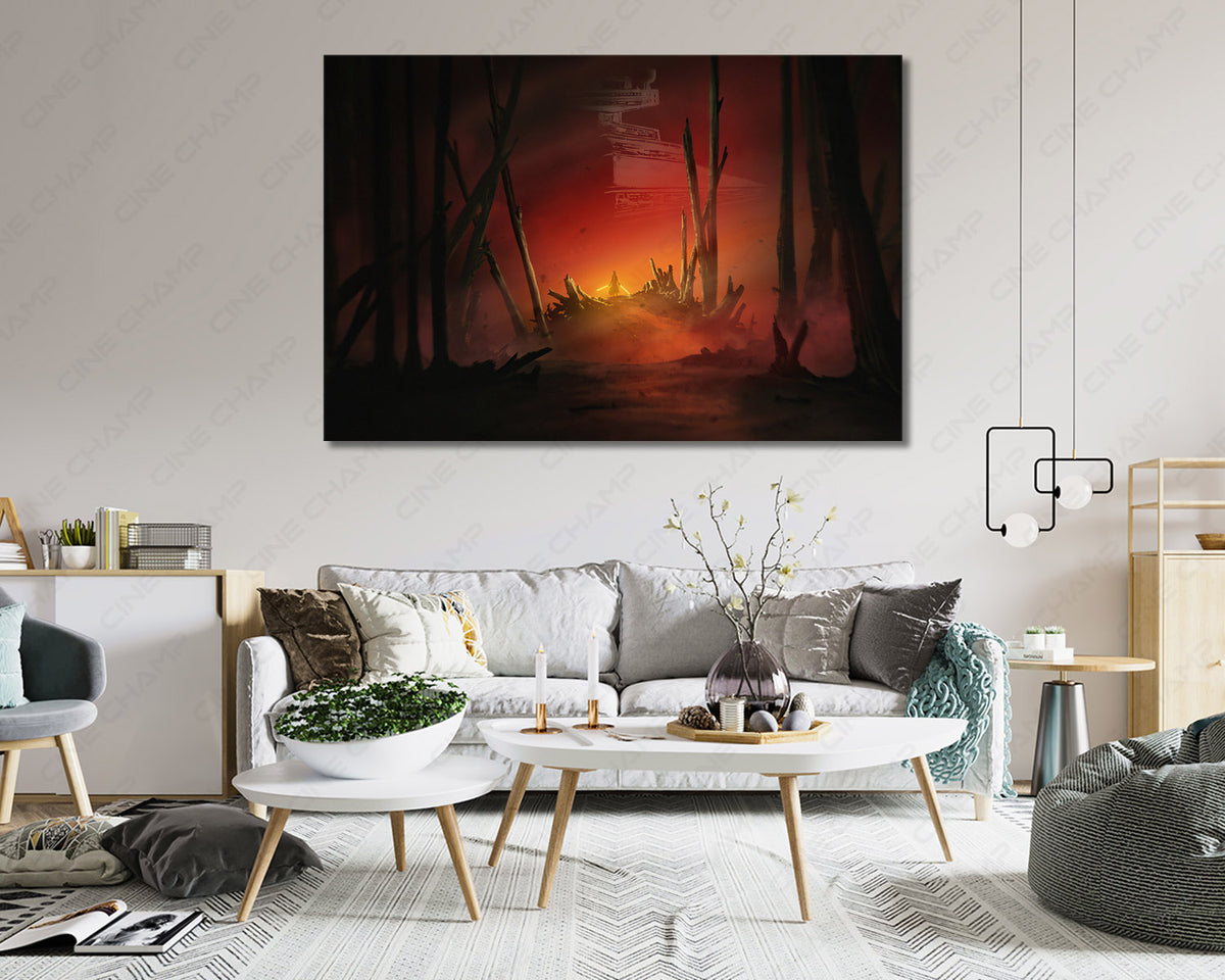 May The Fourth Movie Poster Canvas