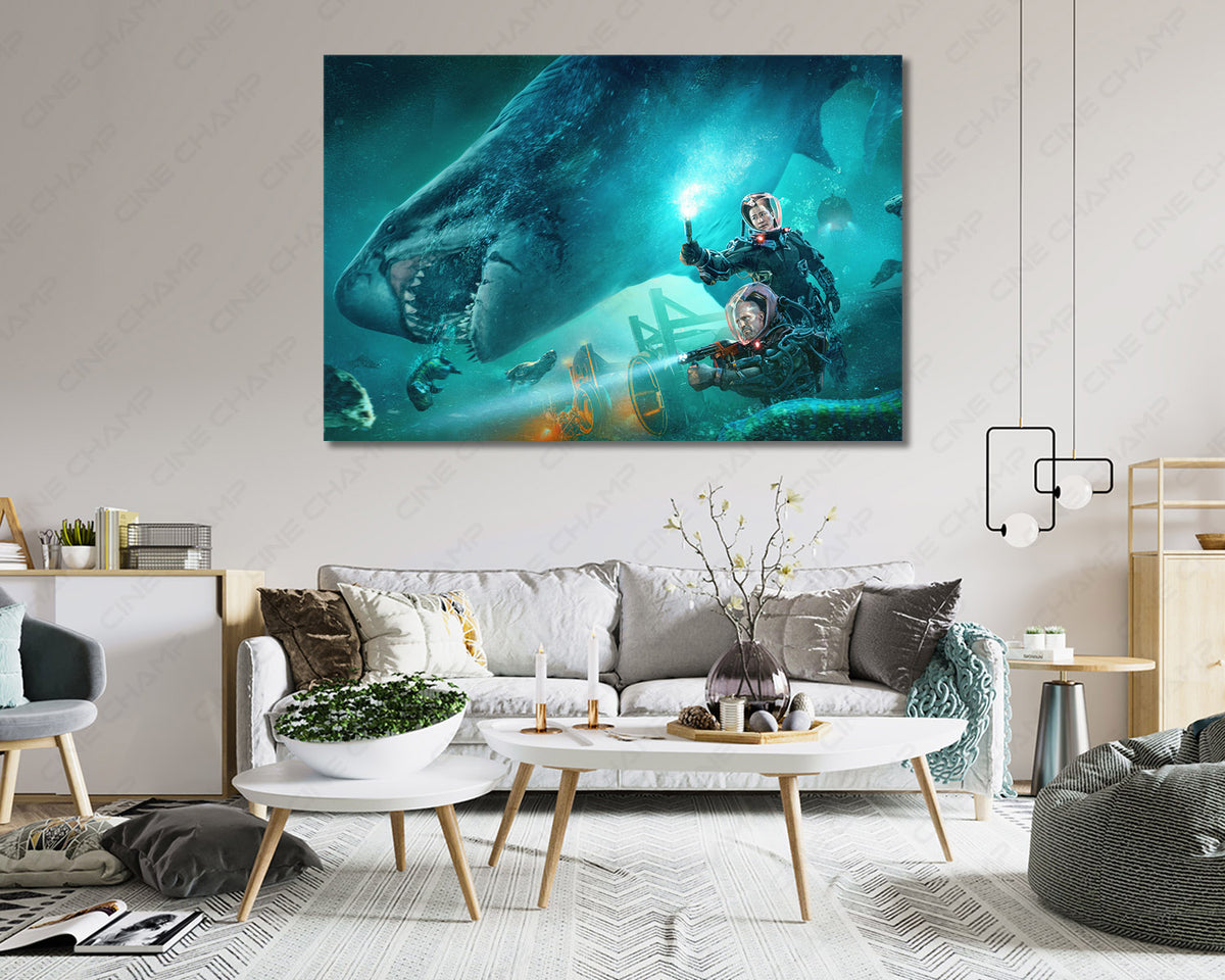 Meg 2 Gaming Room Wall Decor