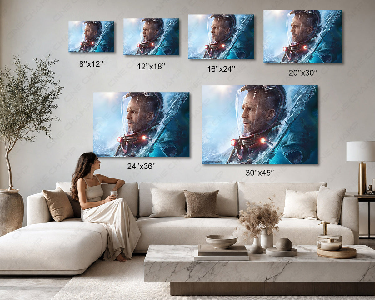 Meg 2 Home Theater Canvas Artwork
