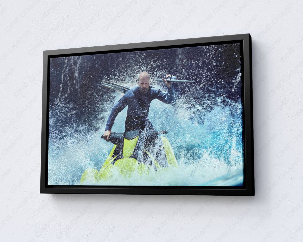 Meg 2 Jason Statham Movie Wall Decor