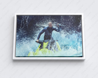 Meg 2 Shark Movie Poster Canvas