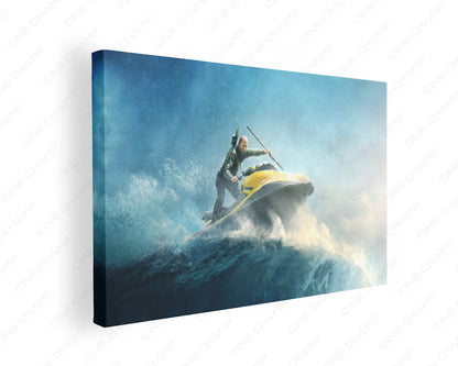 Meg 2 The Trench canvas wall art