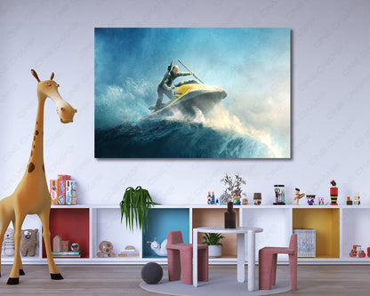 Megalodon collector wall art