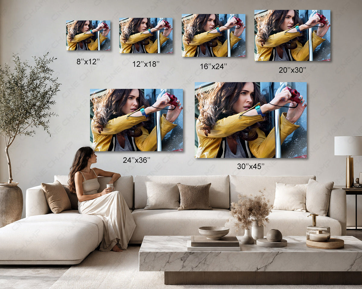 Megan Fox Action Movie Wall Art