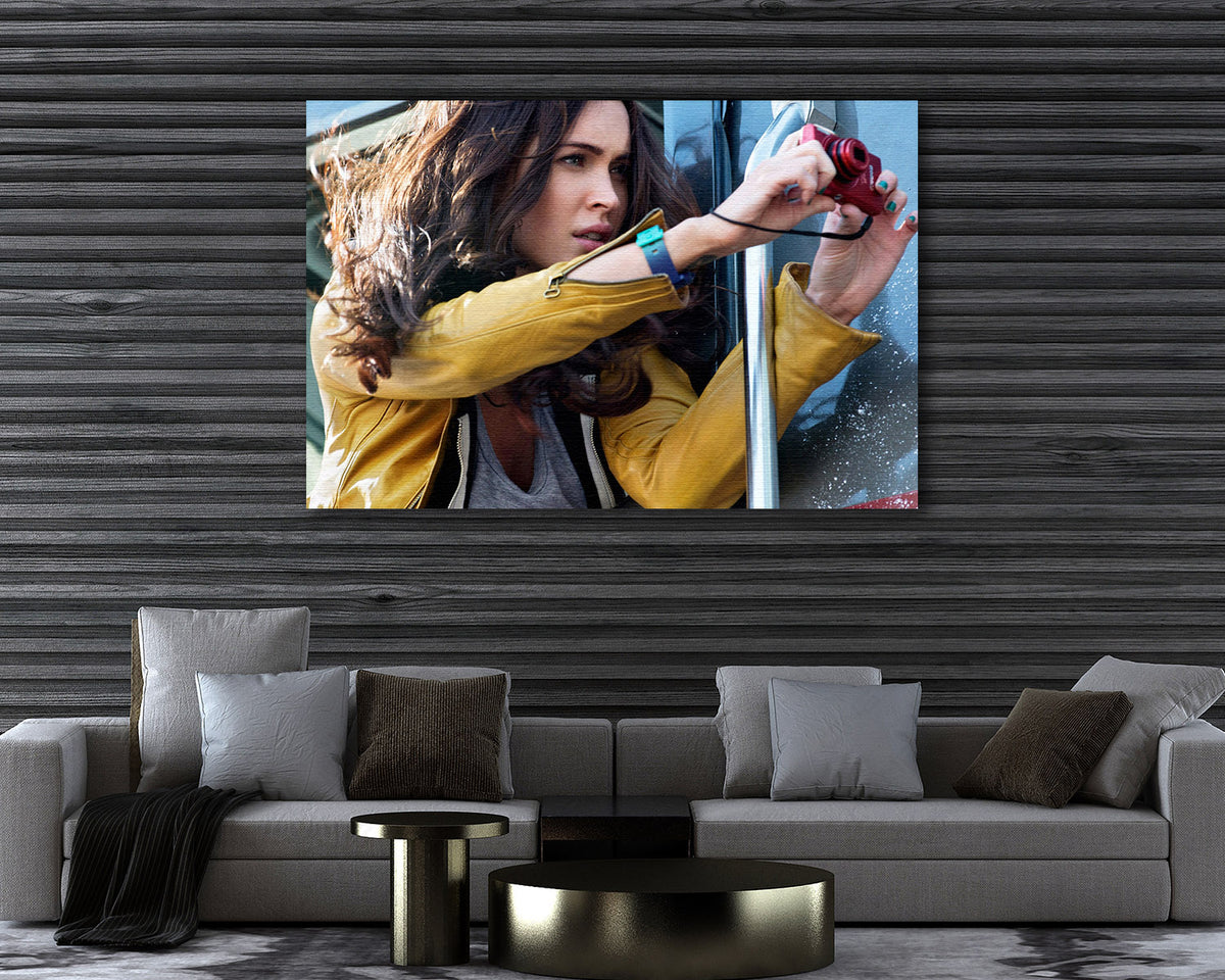 Megan Fox TMNT Cinematic Canvas Artwork