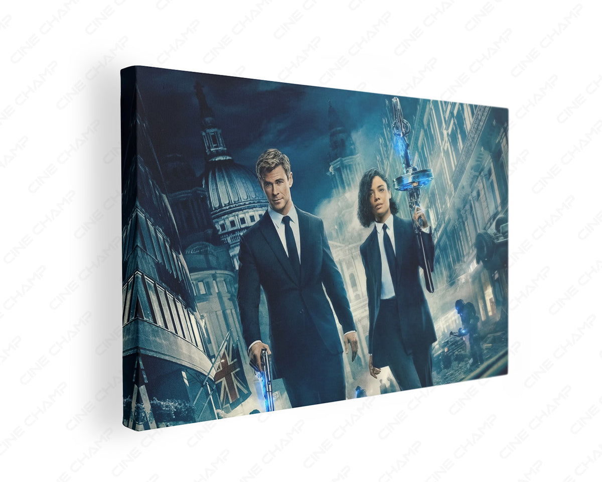 Men In Black International Canvas Wall Art