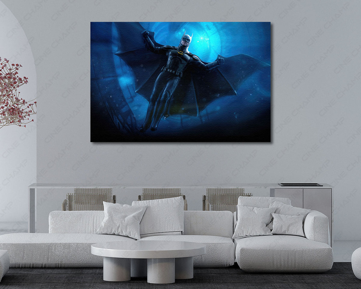 Michael Keaton Batman Canvas Print