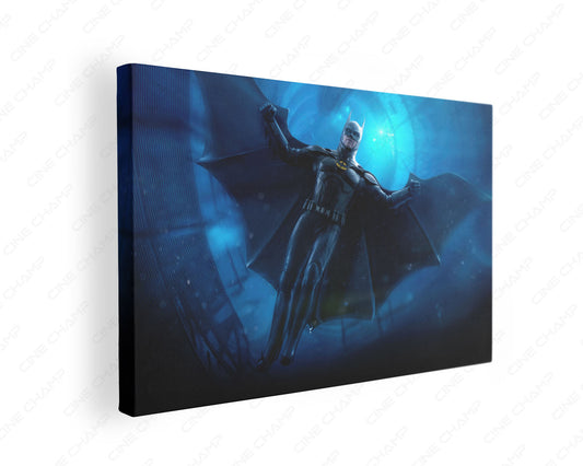 Michael Keaton Batman The Flash Canvas Wall Art