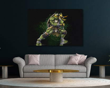 Michelangelo TMNT Movie Poster Canvas
