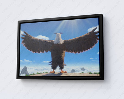 Mighty Eagle canvas for gaming room