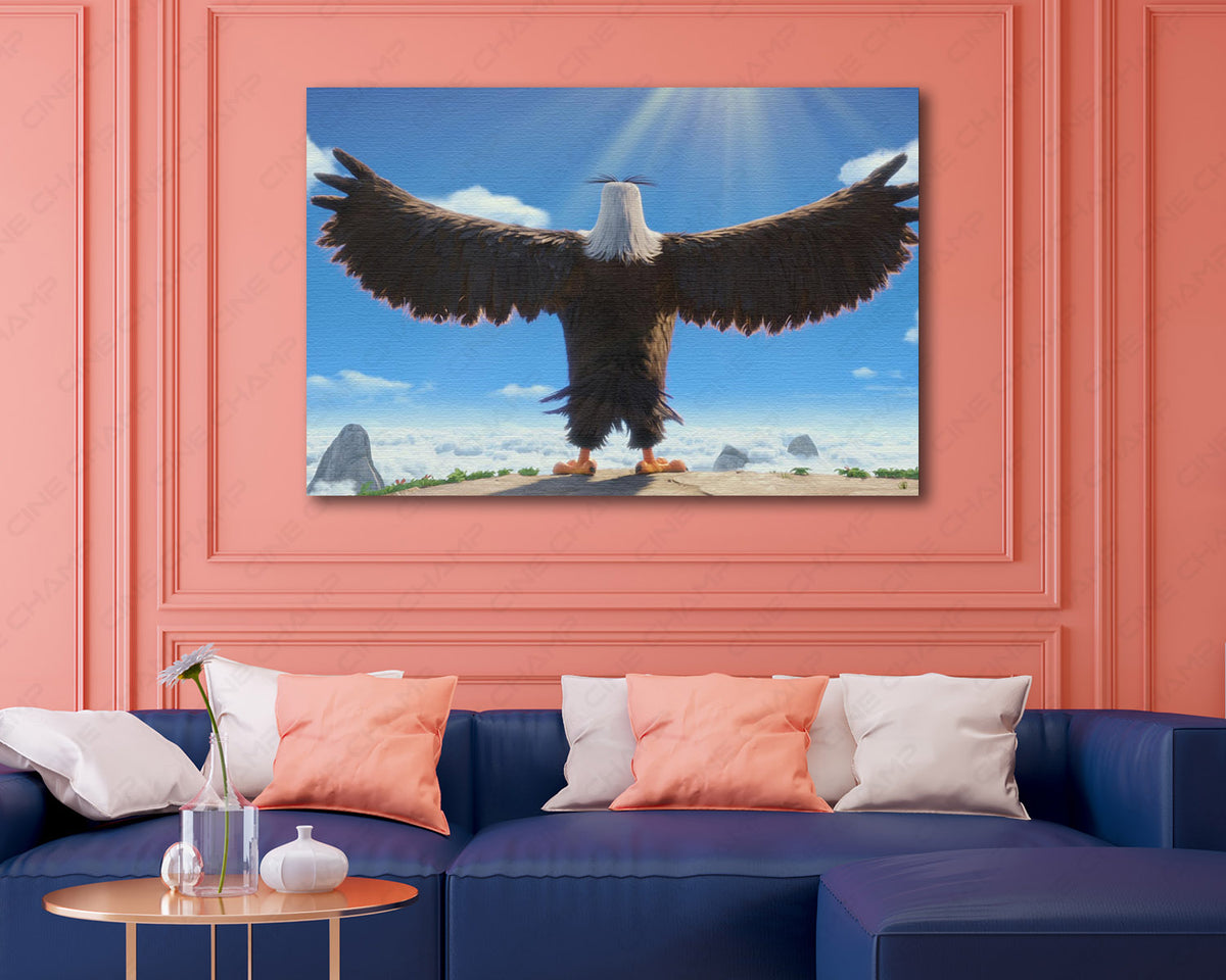 Mighty Eagle canvas print