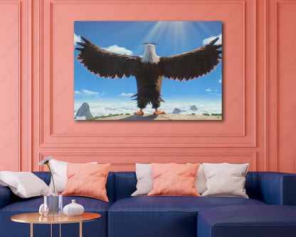 Mighty Eagle canvas print