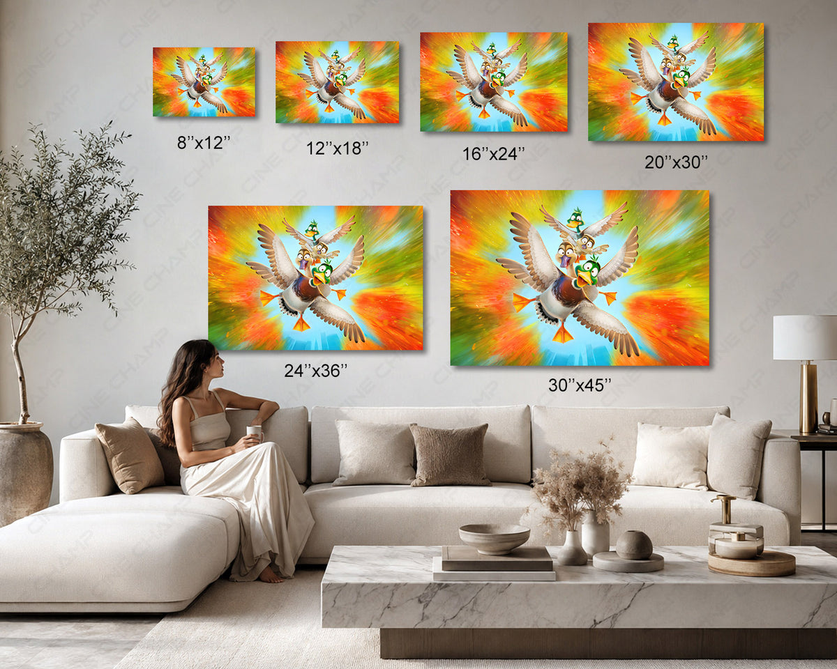 Migration Animated Family Wall Art