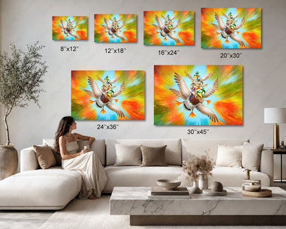 Migration Animated Family Wall Art