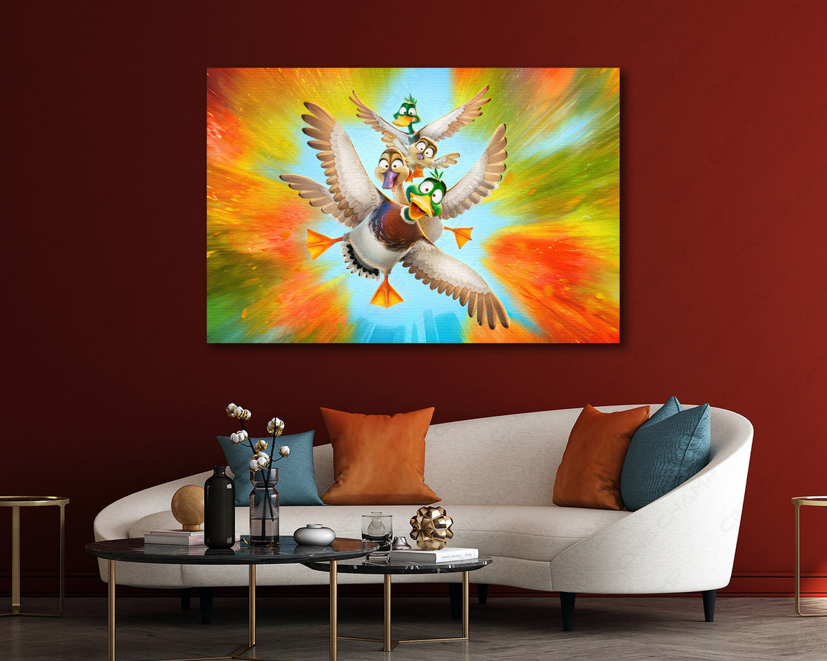 Migration Animated Movie Canvas Print